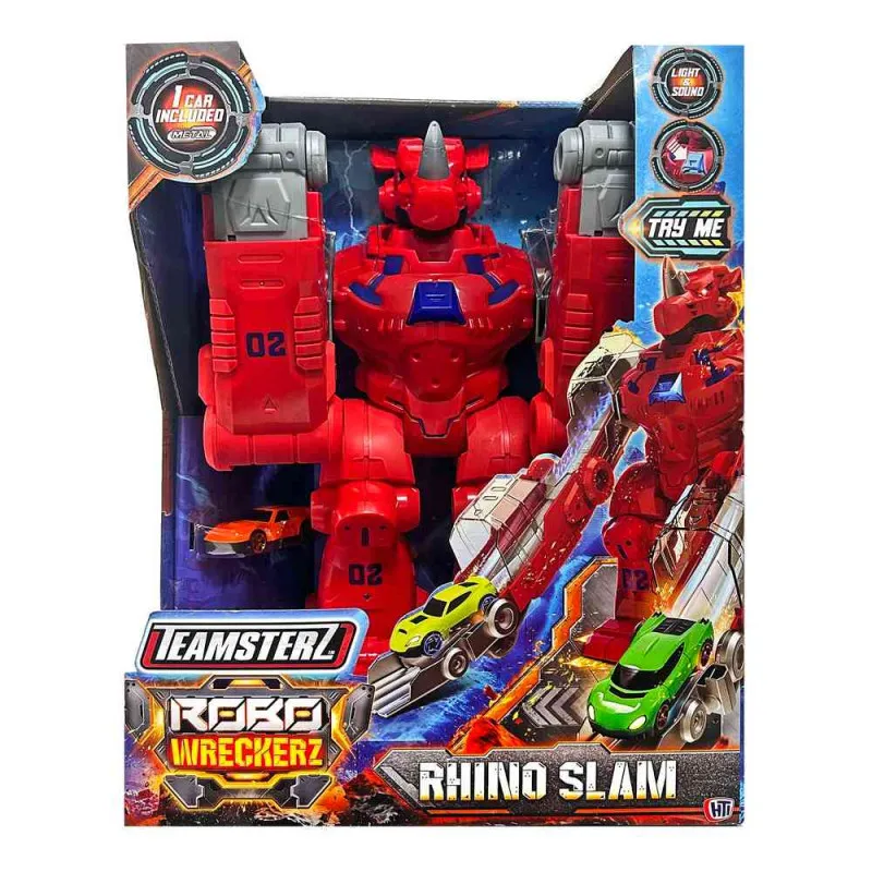TEAMSTERZ ROBO WRECKERS RHINO SLAM SET ZA IGRU