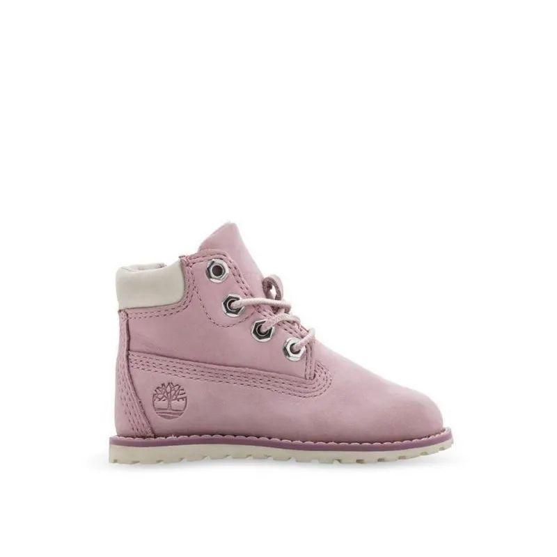 TIMBERLAND CIPELE POKEY PINE 6IN BOOT WITH LIGHT PINK NUBUCK
