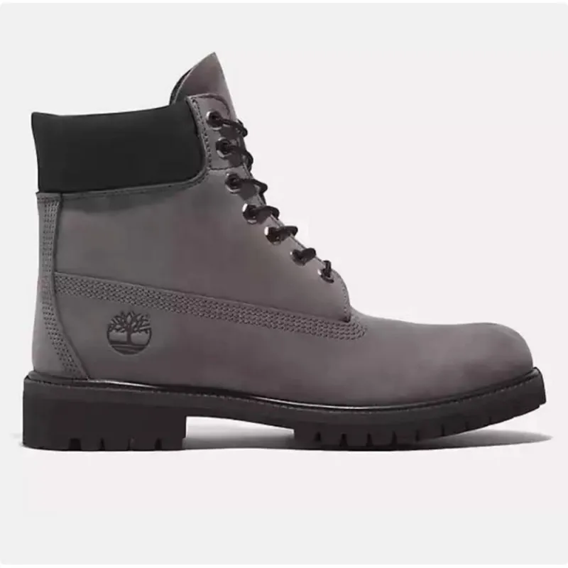TIMBERLAND CIZME 6 IN PREMIUM WP BOOT MEDIUM GREY NUBUCK
