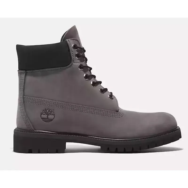 TIMBERLAND CIZME 6 IN PREMIUM WP BOOT MEDIUM GREY NUBUCK