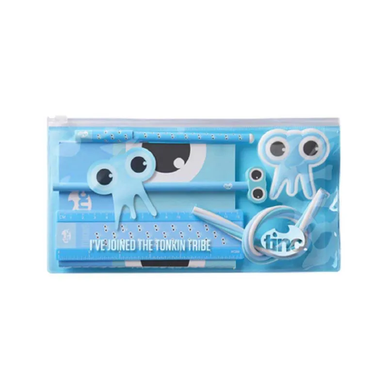 TINC LTD SKOLSKI SET MALLO TRIBAL BLUE