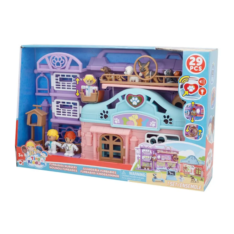 TINY KIDDOM VRTIĆ ZA KRZNENE BEBE PLAYSET