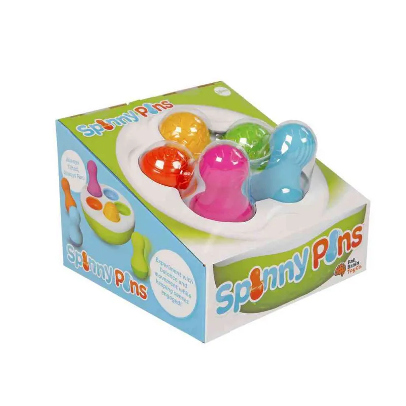 TOMY FAT BRAIN SPINNY PINS  SENZORNI BEBI SET