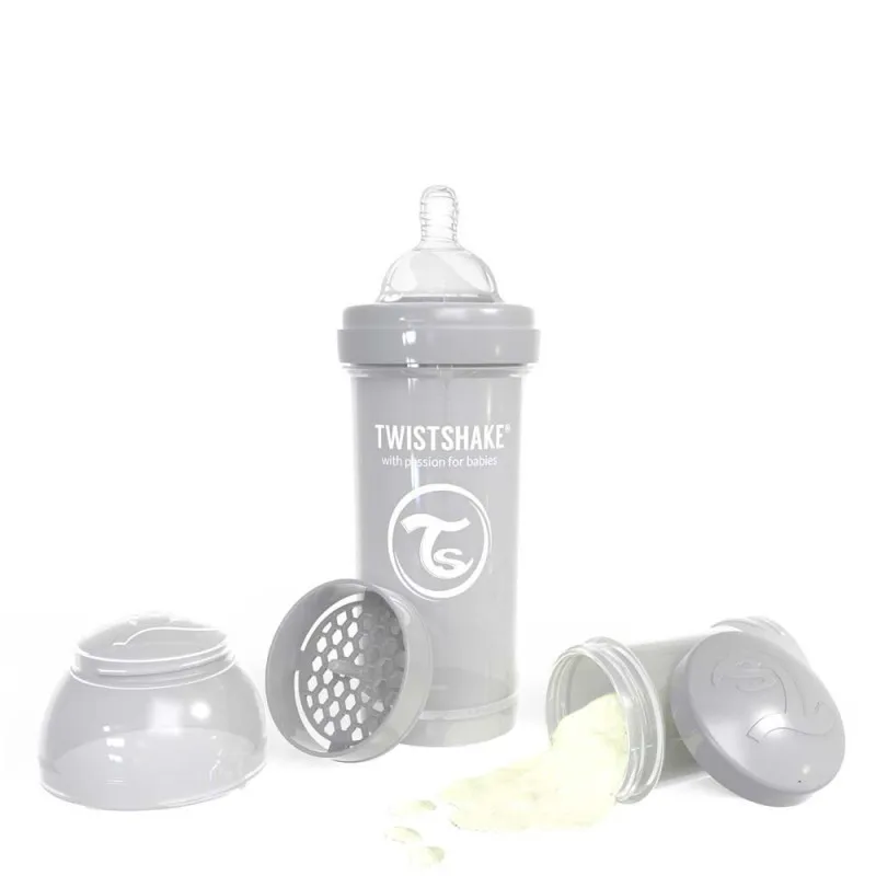 TWISTSHAKE FLASICA ZA BEBE 260 ML PASTEL GREY