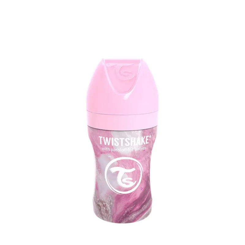 TWISTSHAKE FLASICA ZA BEBE 260ML MARBLE PINK