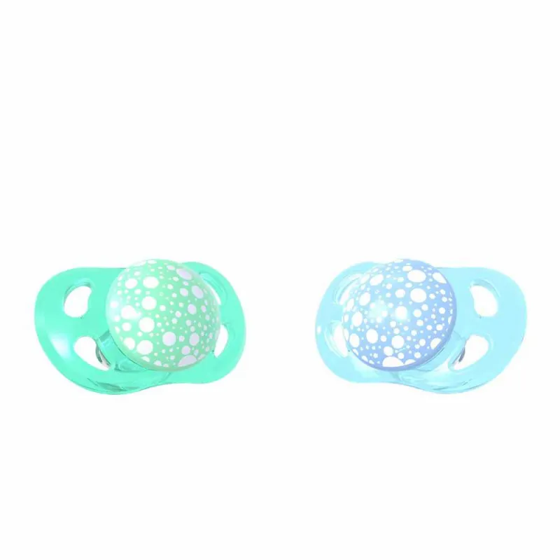 TWISTSHAKE  VARALICA SILIKON 0-6M PASTEL BLUE GREEN 2/1