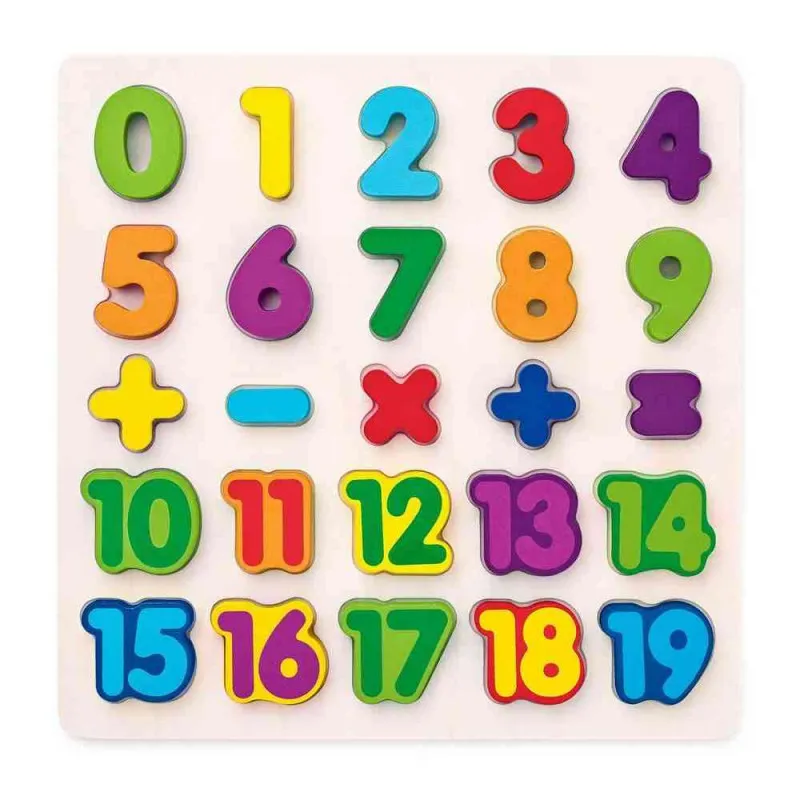 WOODY PUZZLE - BROJEVI + OPERACIJE
