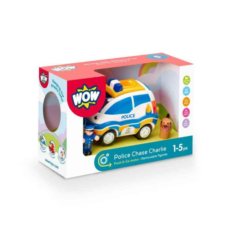WOW TOYS - POLICIJSKI AUTO CHARLIE