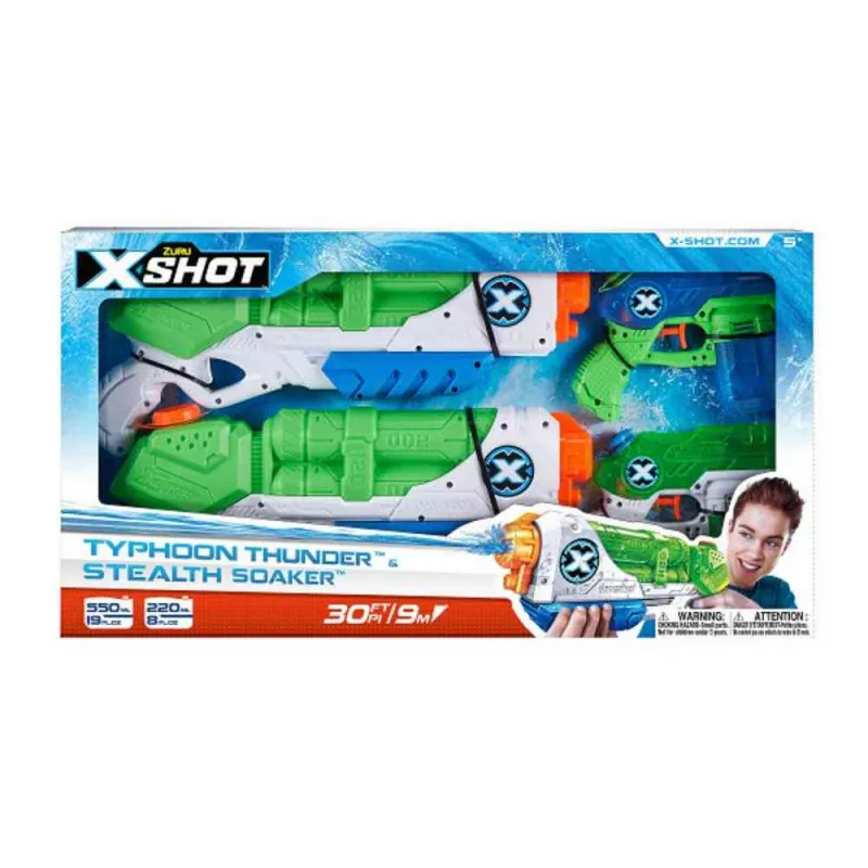 X SHOT WATER WAREFARE BLASTER COMBO 2M+2S