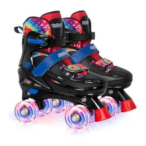 YVOLUTION NEON COMBO ROLERI  30-33 ROZE/ŽUTE