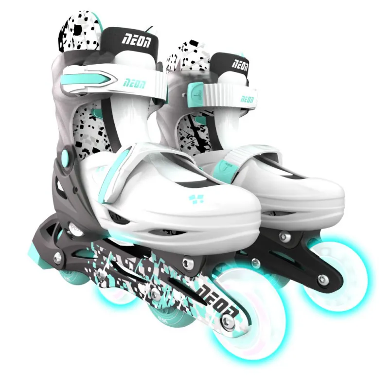 YVOLUTION NEON COMBO ROLERI 34-37 TIRKIZNO SIVA