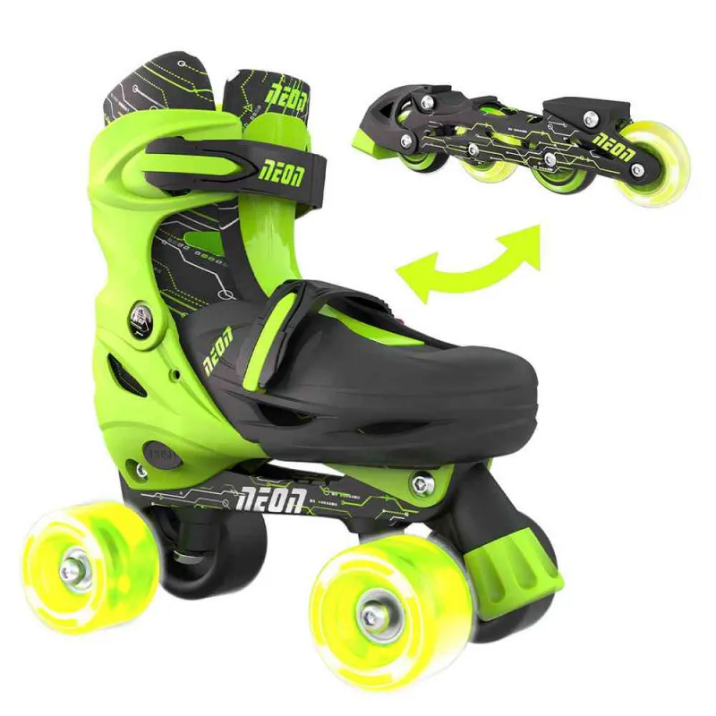 YVOLUTION NEON COMBO ROLERI SIZE 30-33 ZELENI 4L/13L/16L CL 4PK