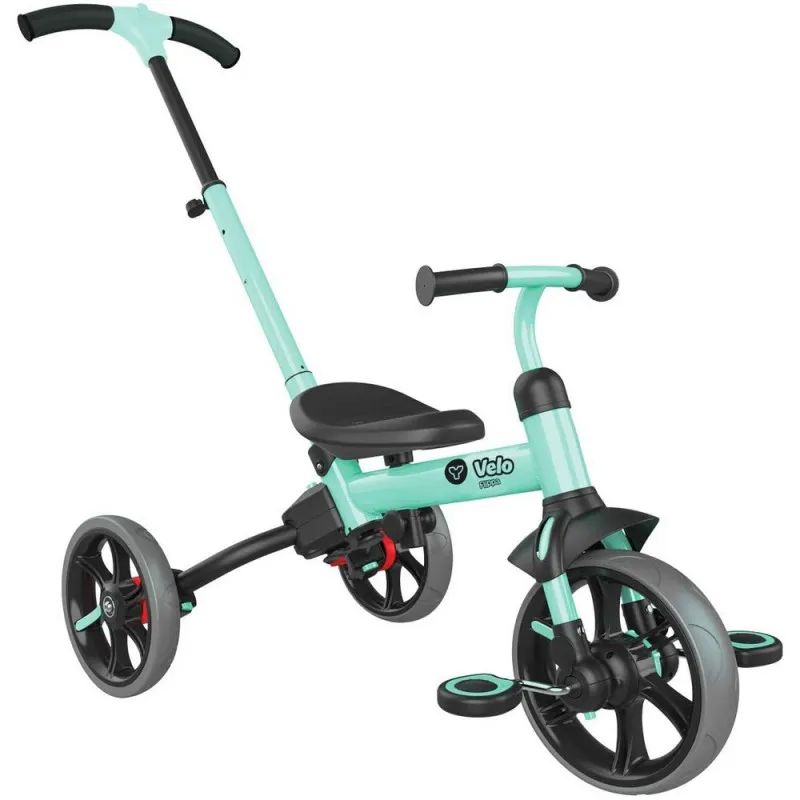 YVOLUTION YVELO FLIPPA 4u1 TRICIKL - BICIKL MINT CRNI