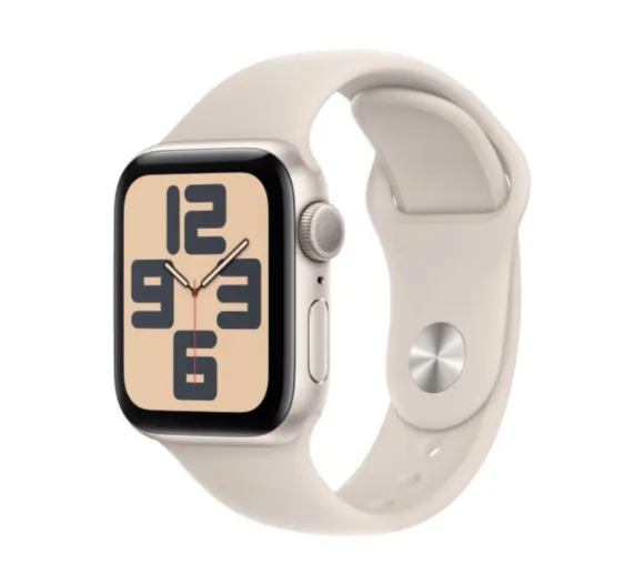 Apple Watch SE GPS 40mm Starlight MR9U3SE/A Aluminium Case with Starlight Sport Band - S/M