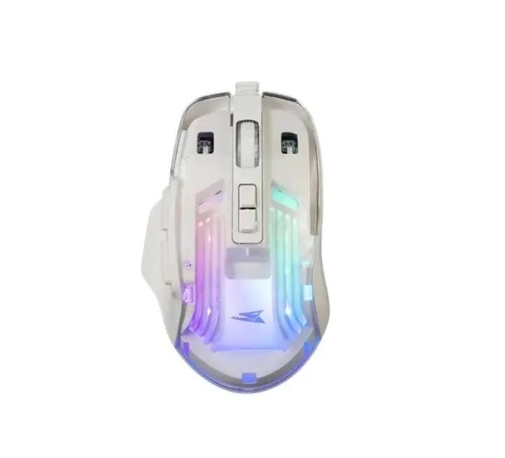 BARACUDA GAMING ŽIČNI MIŠ ANGLERFISH - BELI