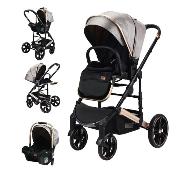 BBO KOLICA ZA BEBE MEGAMOVE SET - MOKA U8SMOCHA