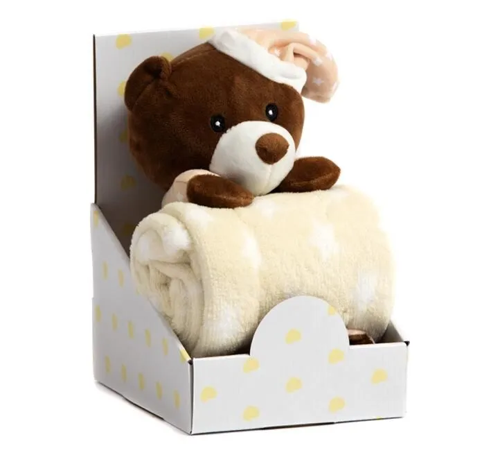 BBO SET IGRAČKA + ĆEBENCE SLEEPING BEAR B200003 - BEIGE