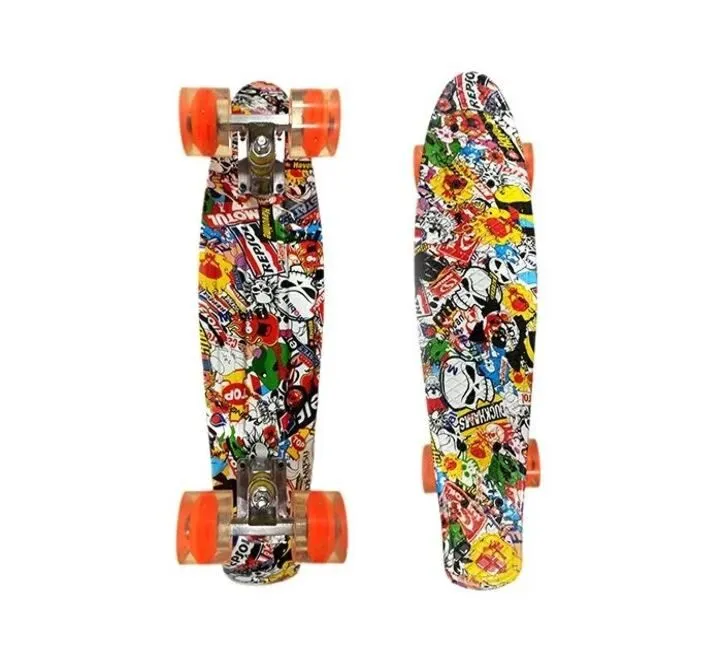 BBO SKEJTBORD A009 - MULTICOLOR