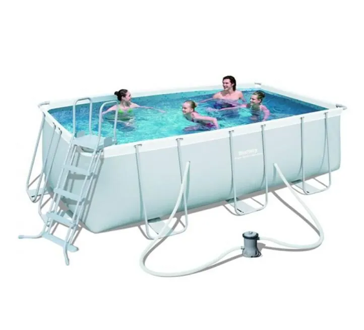 BESTWAY BAZEN SA ČELIČNIM RAMOM 412 CM X 201 CM X 122 CM