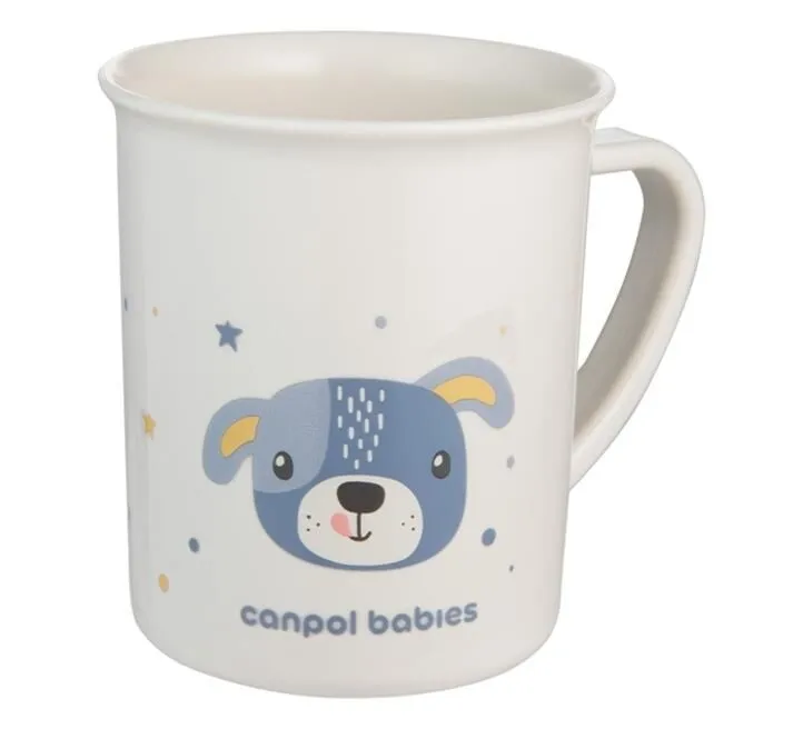 CANPOL BABIES ŠOLJA 12M+ CUTE ANIMALS 170ML 4/413 - BLUE