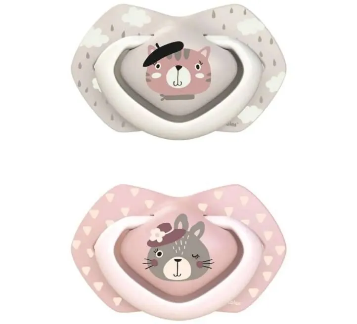CANPOL BABIES SILIKONSKA VARALICA 18M ROZE 22/649_PIN