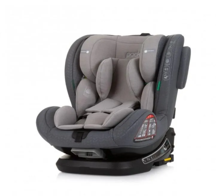 CHIPOLINO PEAK AUTO SEDIŠTE ZA DECU 40-150 CM - GRANITE
