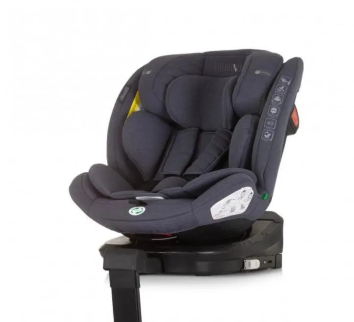 CHIPOLINO TOURINO AUTO SEDIŠTE 40 - 150 CM - GRANITE