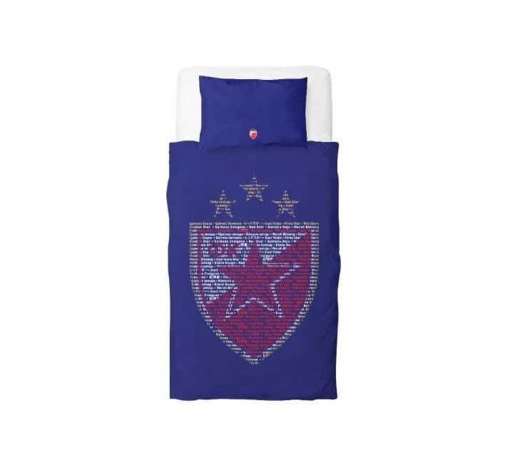 CRVENA ZVEZDA KREVETSKI SET - PLAVI SA GRBOM 801-SET.PLAVIGRB