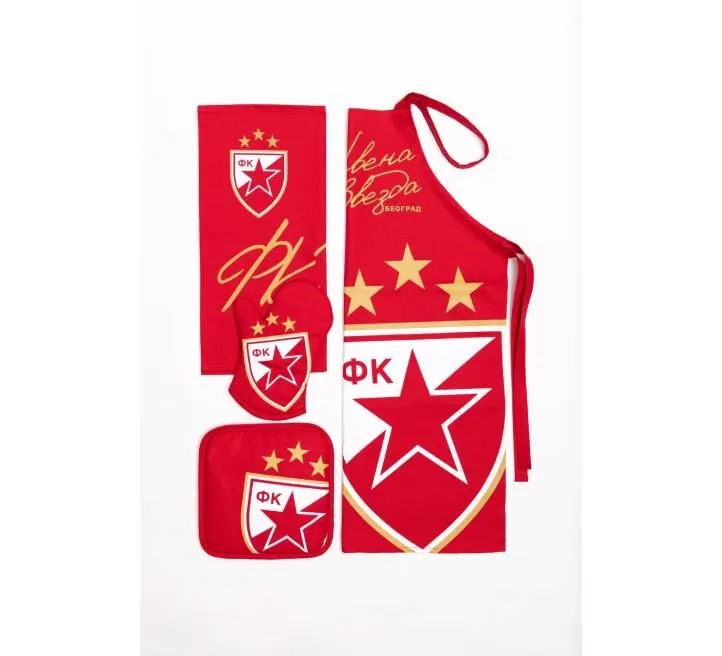 CRVENA ZVEZDA KUHINJSKI SET 3135