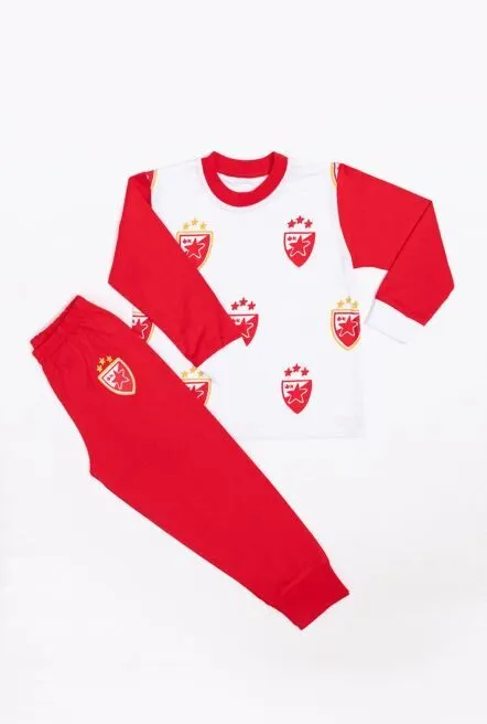CRVENA ZVEZDA PIDŽAMA SA SVETLEĆIM ELEMENTIMA 24 VEL. 2