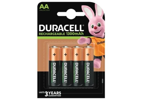DURACELL BATERIJE AA 1300 MAH - 4 KOMADA