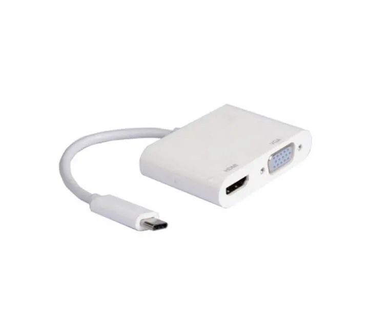 E GREEN ADAPTER USB 3.1 TIP C - HDMI+VGA M/F OST03616