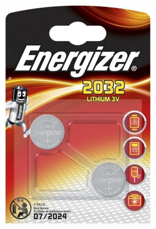 ENERGIZER BATERIJA LITIJUM CR2032 BL.2