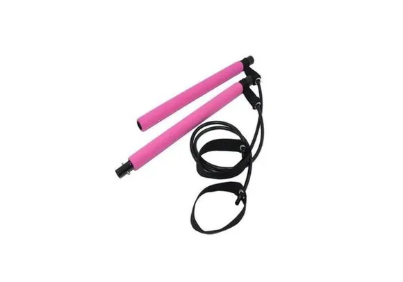 FITWAY ŠIPKE ZA PILATES SA OTPORNIM GUMAMA LLG-003 - ROZE