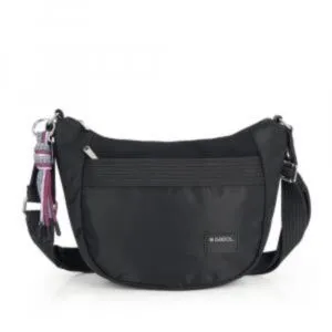 GABOL TORBA NA RAME ŽENSKA 31 CM X 22 CM X 7/11 CM AROA - CRNA