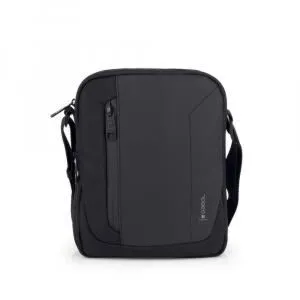 GABOL TORBA NA RAME MUŠKA 20 CM X 25 CM X 8 CM ASTON - CRNA