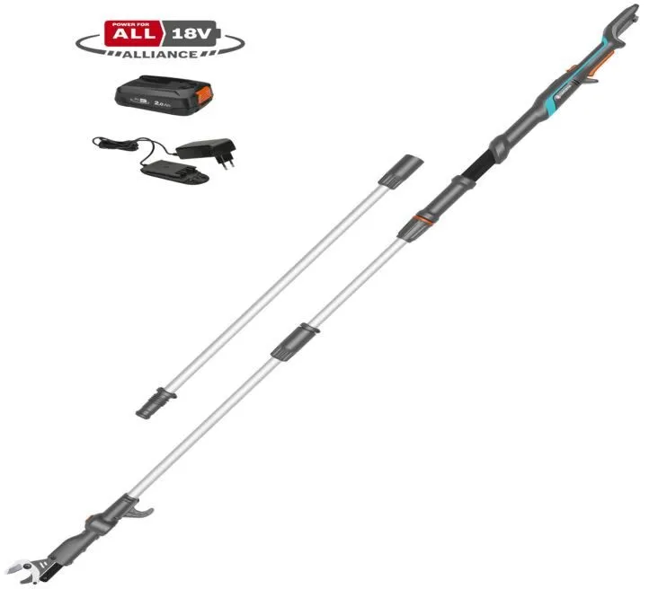GARDENA BATERIJSKI TELESKOPSKI REZAČ HIGHCUT 360/18V SET GA 14776-20