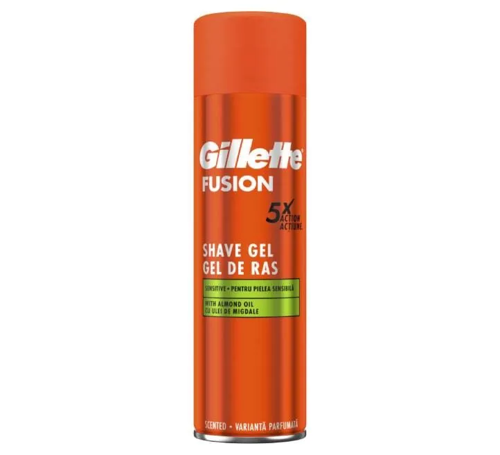 Gillette Fusion moisturizing gel za brijanje 200 ml	