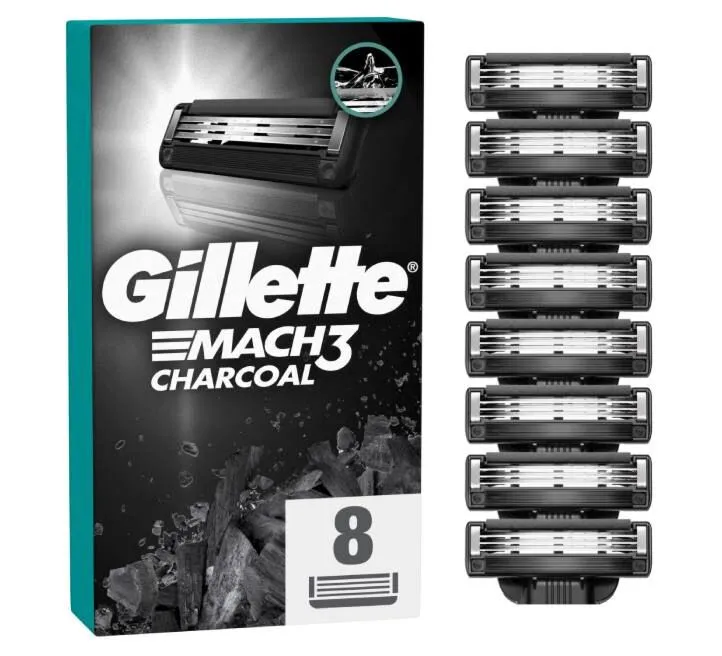 Gillette Mach3 Charcoal dopune za brijač 8 kom