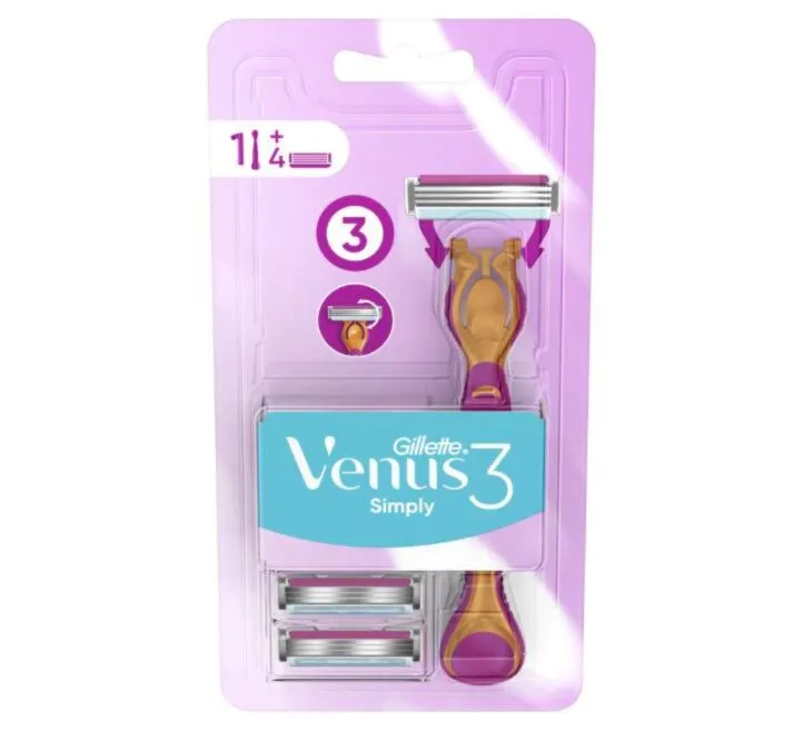 Gillette Venus Simply Venus3 drška + 4 dopune