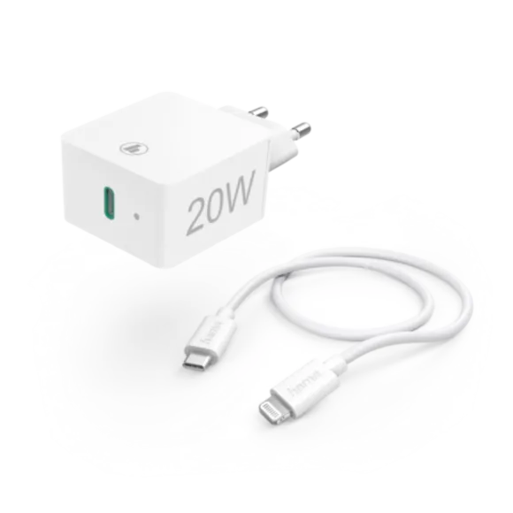 Hama Kućni punjač i USB-C Lightening kabl 00210563