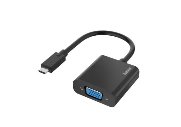 HAMA VIDEO ADAPTER USB-C MUŠKI NA VGA ŽENSKI FULL HD