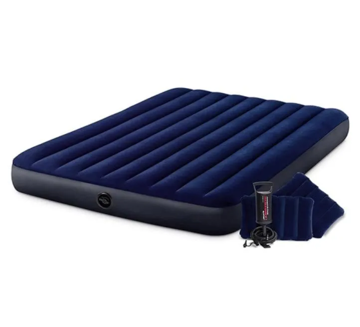 INTEX KREVET NA NADUVAVANJE SA RUČNOM PUMPOM 203 CM X 152 CM X 25 CM