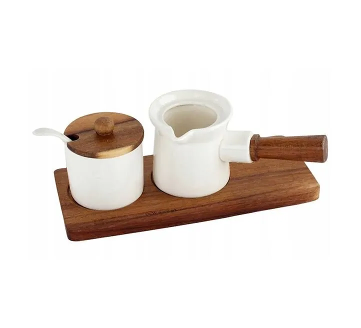 KASSEL SET POSUDA OD PORCELANA ZA ŠEĆER I MLEKO KS93559