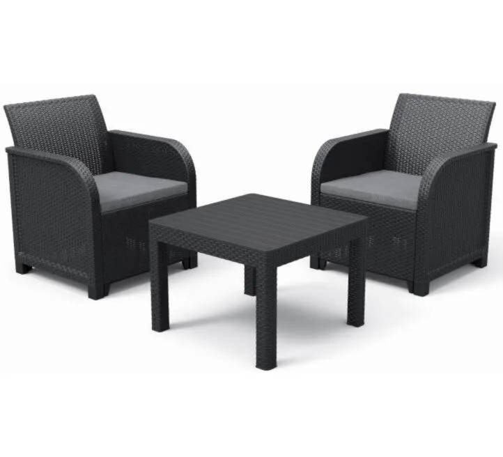 KETER BALKONSKI SET ROSALIE CU 249588 - GRAFIT