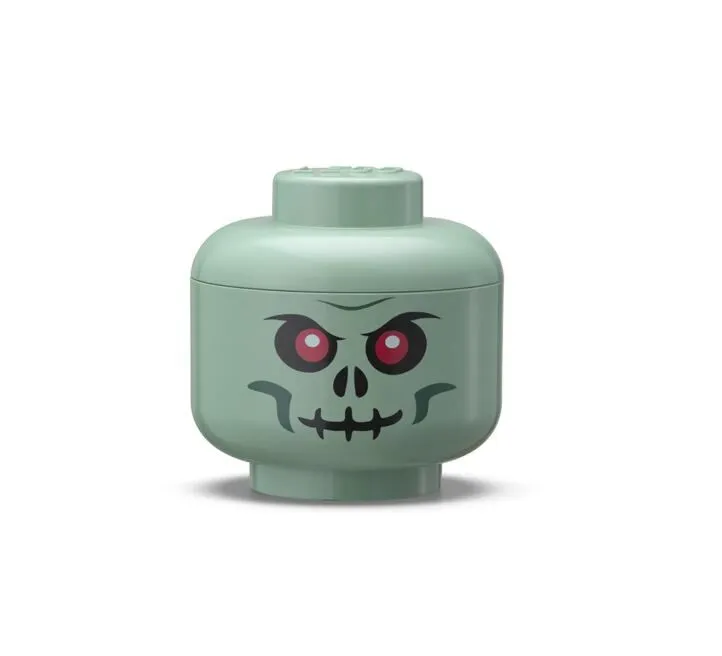 LEGO Glava za odlaganje mini: Zeleni kosturko