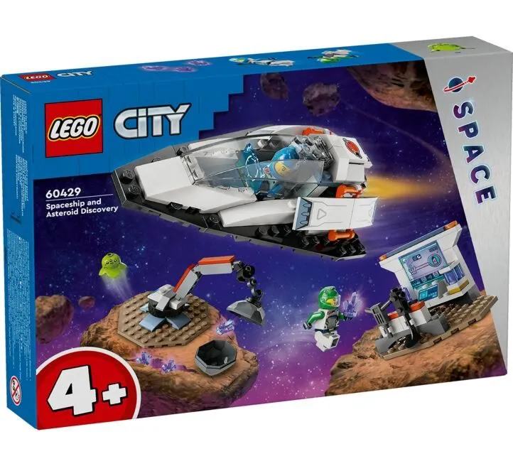 LEGO IGRAČKA 60429 OTKRIVANJE SVEMIRSKIH BRODOVA I ASTEROIDA