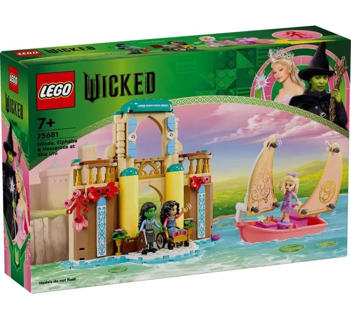 LEGO Igračka 75681 Glinda, Elfaba i Nesarouz na Univerzitetu Šiz