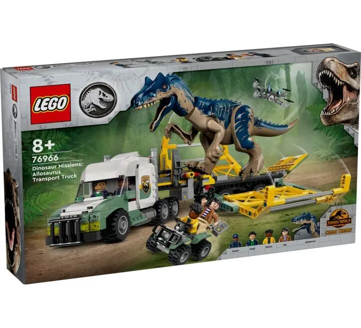 LEGO IGRAČKA 76966 MISIJE DINOSAURUS: TRANSPORTER ALOSAURUSA