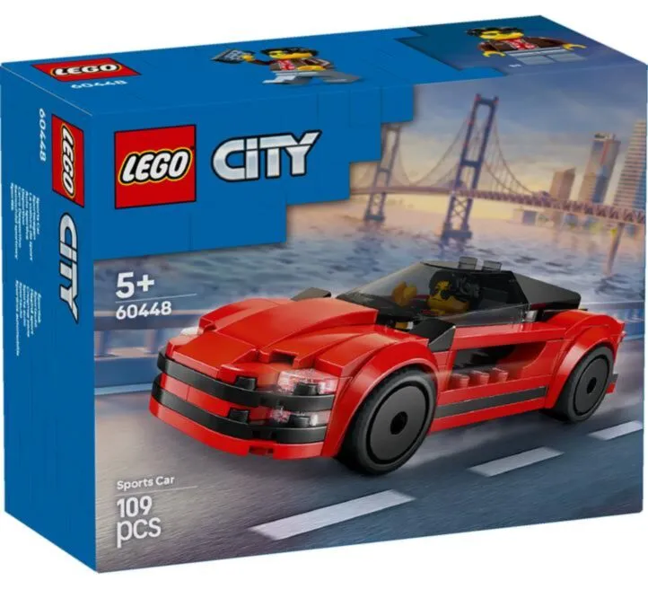 LEGO IGRAČKA CRVENI SPORTSKI AUTOMOBIL 60448